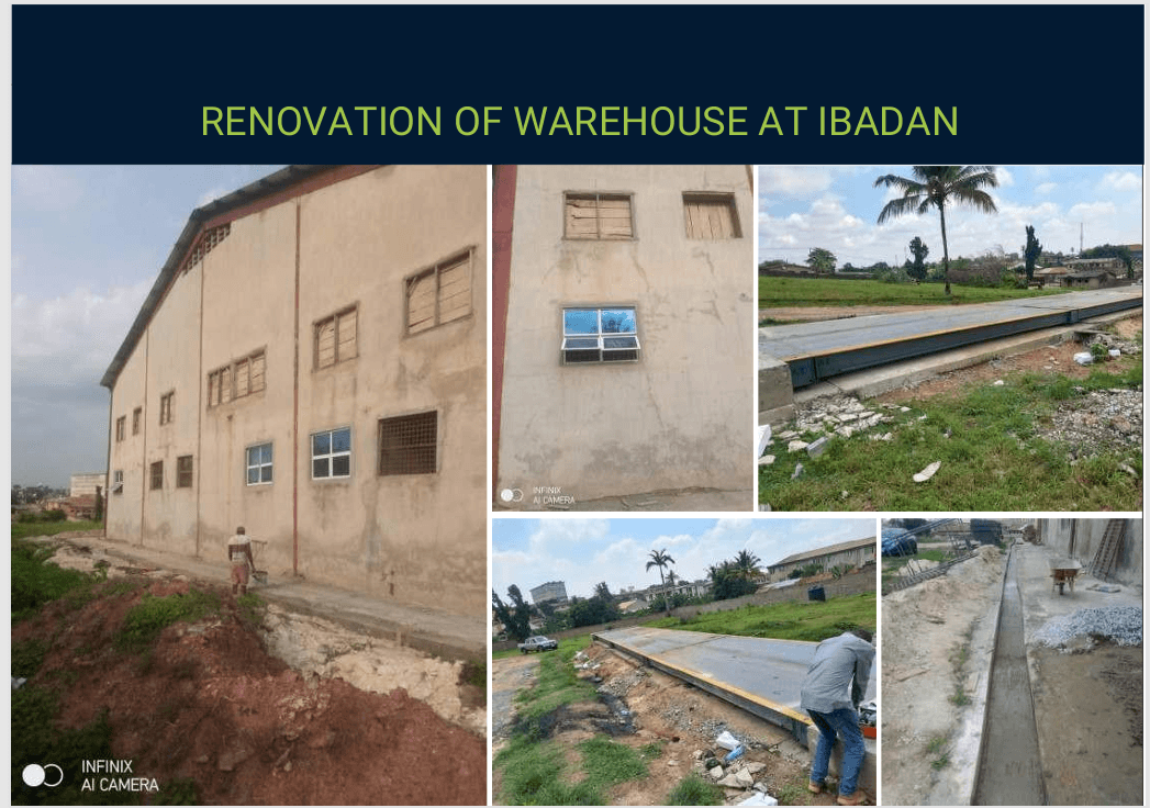 Warehouse Renovation, Ibadan
